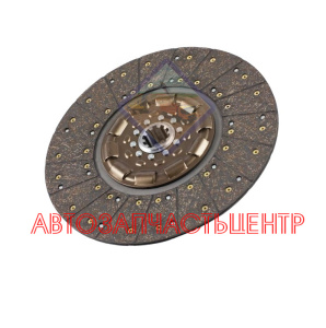 Диск сцепления ведомый Ø=430 мм., ступица 50,8 мм. SHACMAN DZ1560160020
